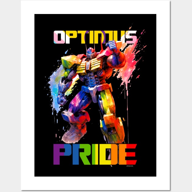 OPTIMUS PRIDE Wall Art by FWACATA